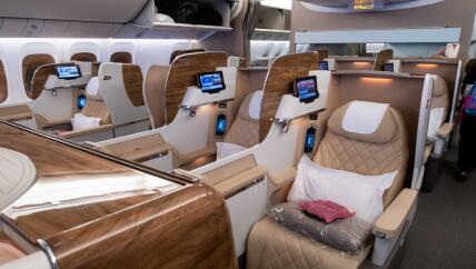 Experience Comfort with Premium Business Class Seats